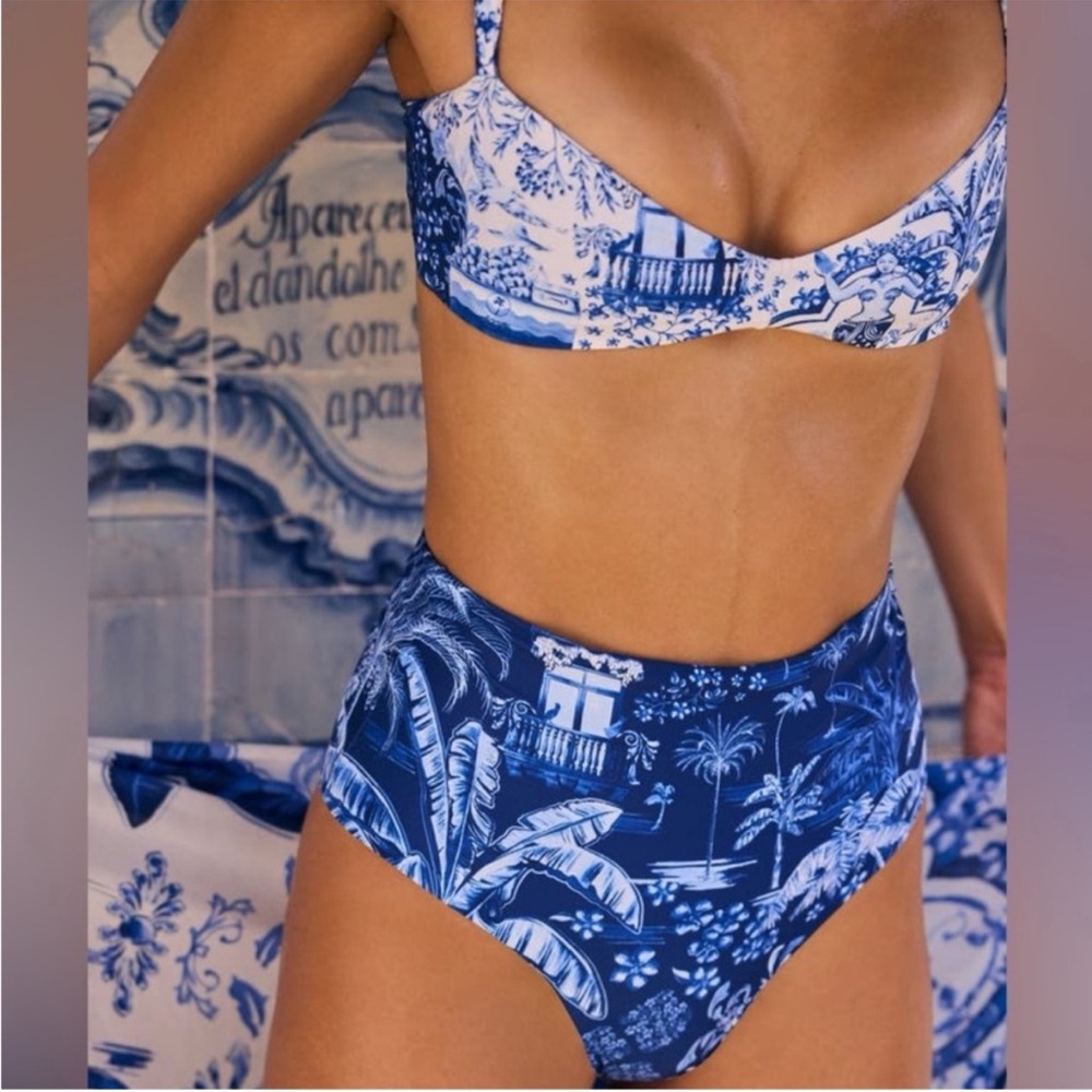 NWT Agua Bendita Malory Tales Bikini Top - Picture 3 of 11